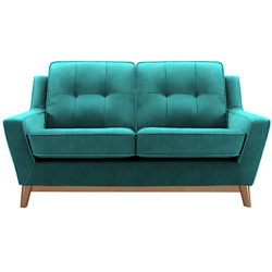 G Plan Vintage The Fifty Three Small 2 Seater Sofa Velvet Teal